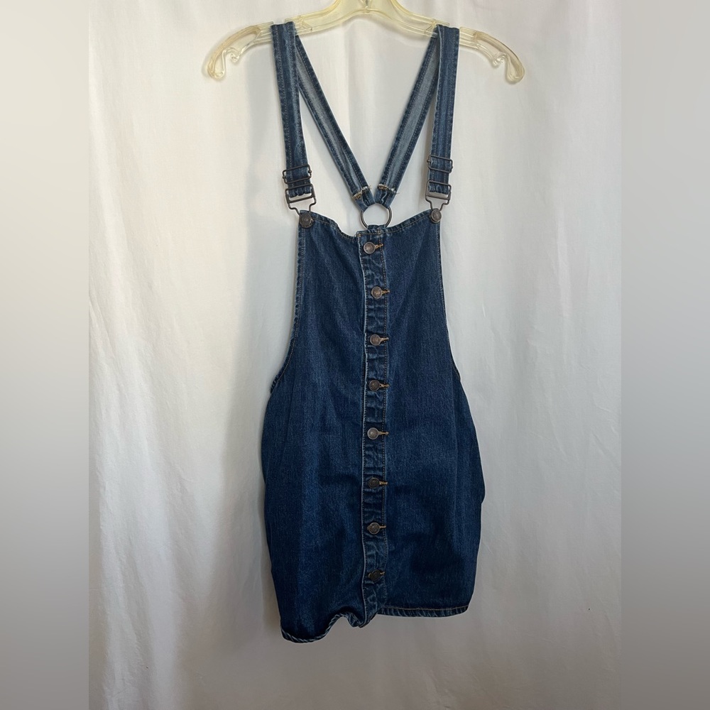 Denim overall forever 21 mini dress